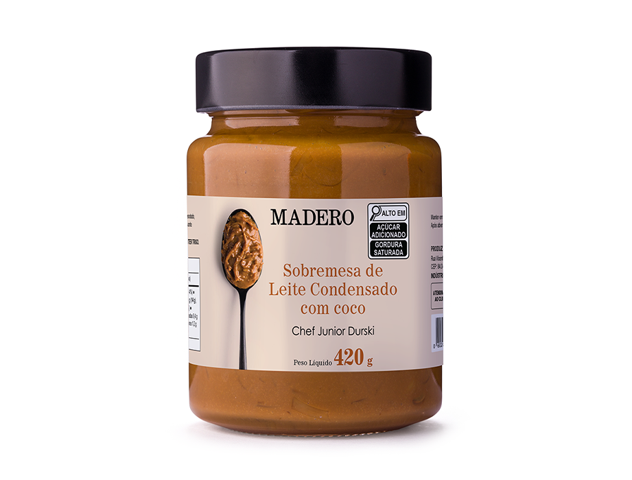 Sobremesa de leite condensado com coco